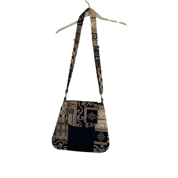 Unbranded Handbags - Tapestry Floral Crossbody Boho Western Retro 80s Tribal Funky Artsy Classic Chic